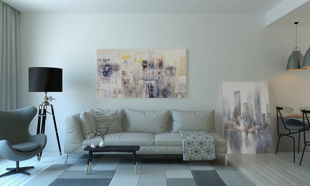 Transitional design woonkamer met antieke en moderne meubels. Transitional design woonkamer met antieke en moderne meubels.